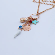 Carica l'immagine nel visualizzatore di Gallery, Collana rolò con cascata portafortuna Ref. PE 459