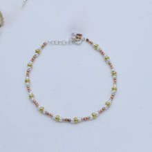Carica l&#39;immagine nel visualizzatore di Gallery, Bracciale tris argento e ciambelle   B 858
