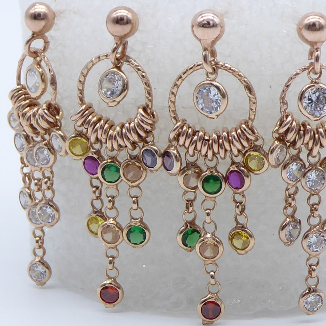 Orecchini pendenti con cascata Chanel    O 296