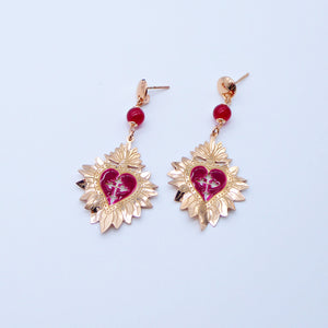 Orecchni Cuore sacro    Ref. O 857