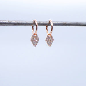 Orecchini Rombo pavé    Ref. O 232/HB