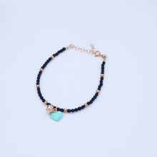 Carica l&#39;immagine nel visualizzatore di Gallery, Bracciale Agata nera satinata    Ref. B 467
