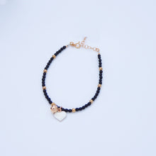 Carica l&#39;immagine nel visualizzatore di Gallery, Bracciale Agata nera satinata    Ref. B 467

