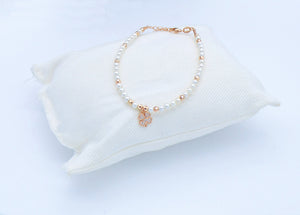 Bracciale perline con ciondolo       Ref. S066