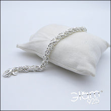 Carica l&#39;immagine nel visualizzatore di Gallery, Bracciale torchon in argento bianco   Ref. B DV902
