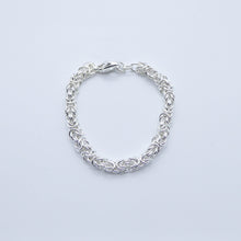 Carica l&#39;immagine nel visualizzatore di Gallery, Bracciale torchon in argento bianco   Ref. B DV902
