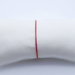 Bracciali tennis sottili con zirconi colorati   Ref. B 777 /1-2-3-4-HB