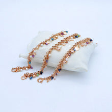 Carica l&#39;immagine nel visualizzatore di Gallery, Bracciale multiciondolo con pietre   B S3499  B S3500  B S0492
