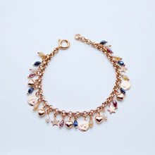 Carica l&#39;immagine nel visualizzatore di Gallery, Bracciale multiciondolo con pietre   B S3499  B S3500  B S0492
