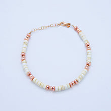 Carica l&#39;immagine nel visualizzatore di Gallery, Bracciale pietre dure e tondini ematite rosa    B 183/1
