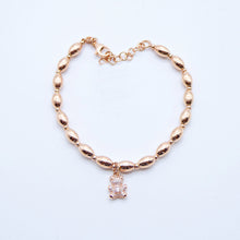 Carica l&#39;immagine nel visualizzatore di Gallery, Bracciale ovalini con ciondolo orsetto zirconi   B S5182/CD
